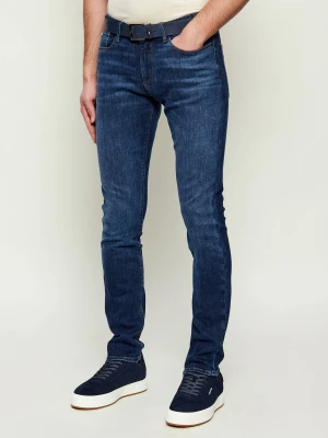 Emporio Armani Jeansy j06 | Slim Fit granatowy