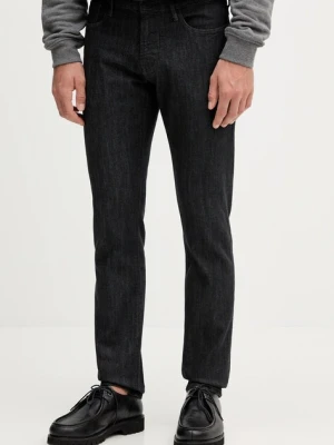 Emporio Armani jeansy męskie kolor czarny EM000121 AF14116