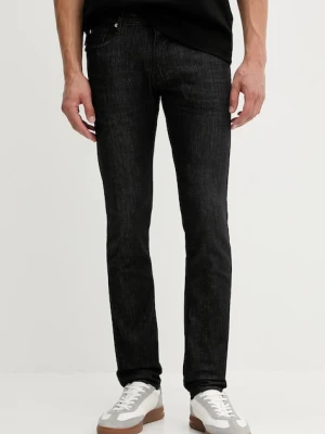 Emporio Armani jeansy męskie kolor czarny EM000121 AF14117