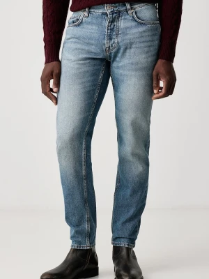 Emporio Armani jeansy regular męskie niebieski