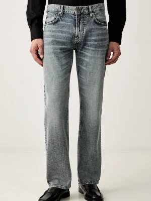 Emporio Armani jeansy straight męskie niebieski