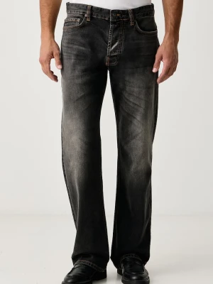 Emporio Armani jeansy straight męskie szary