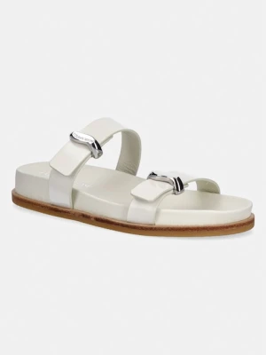 Emporio Armani klapki damskie skórzane