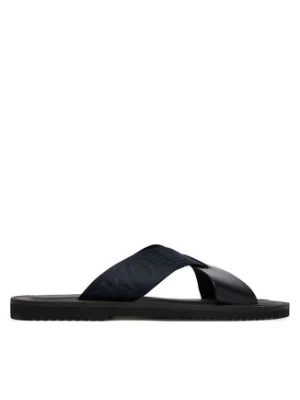 Emporio Armani Klapki X4P124 XN787 MB007 Granatowy