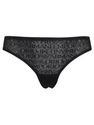 Emporio Armani Koronkowe stringi 2-pack