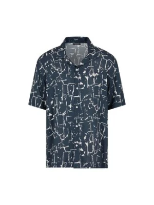 Emporio Armani Koszula EM000593 AF12351 FB070 Granatowy Regular Fit