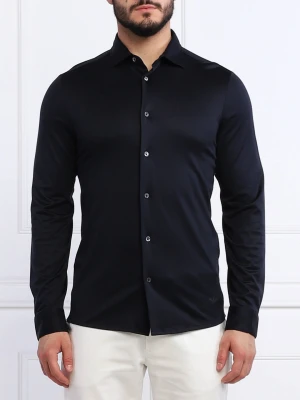 Emporio Armani Koszula | Regular Fit granatowy