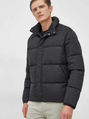 Emporio Armani kurtka puchowa męska kolor czarny zimowa