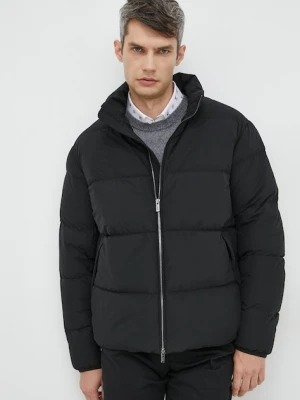Emporio Armani kurtka puchowa męska kolor czarny zimowa
