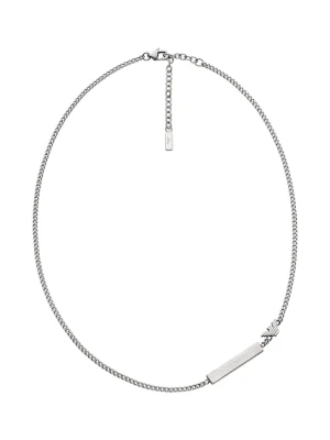 Emporio Armani naszyjnik męski ze stali nierdzewnej bez kamienia Eagle Logo