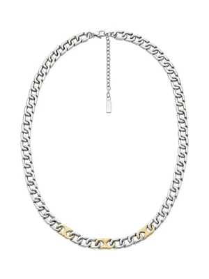 Emporio Armani naszyjnik męski ze stali nierdzewnej Eagle Logo