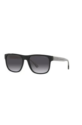 Emporio Armani Okulary przeciwsłoneczne 0EA4163 męskie kolor czarny