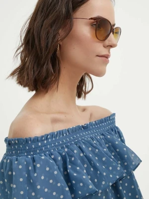 Emporio Armani okulary przeciwsłoneczne brązowy