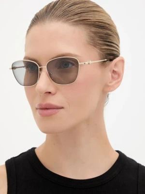 Emporio Armani okulary przeciwsłoneczne damskie kolor złoty 0EA2170