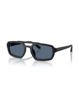 Emporio Armani okulary przeciwsłoneczne męskie kolor czarny 0EA4240U