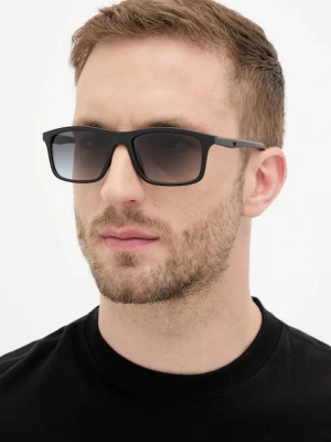 Emporio Armani okulary przeciwsłoneczne męskie kolor czarny 0EA4257U