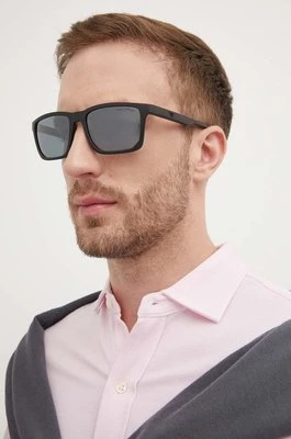 Emporio Armani okulary przeciwsłoneczne męskie kolor czarny