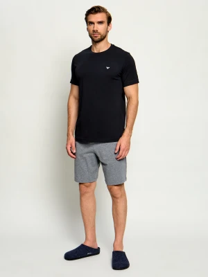 Emporio Armani Piżama | Regular Fit granatowy
