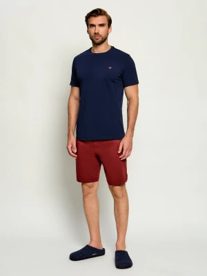 Emporio Armani Piżama | Regular Fit granatowy