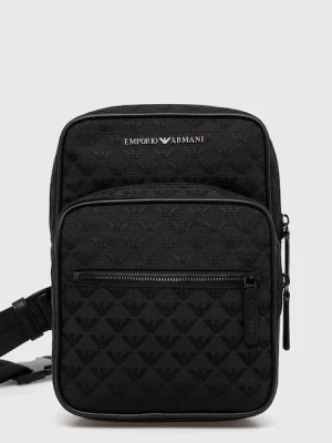 Emporio Armani plecak męski kolor czarny mały wzorzysty Y4O419 Y022V