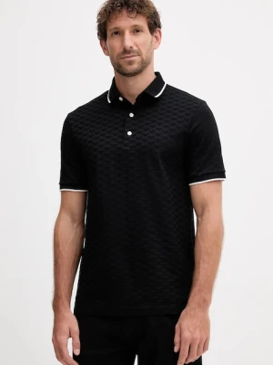 Emporio Armani polo bawełniane kolor czarny