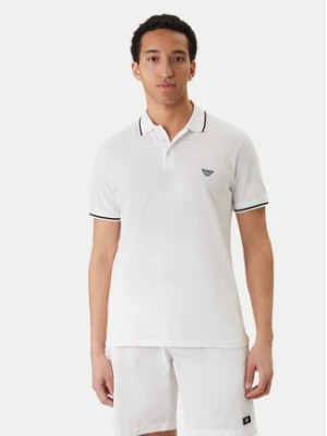 Emporio Armani Polo EM001380 AF20424 U0002 Biały Regular Fit