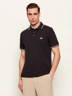 Emporio Armani Polo | Regular Fit czarny