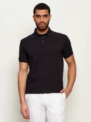 Emporio Armani Polo | Regular Fit czarny