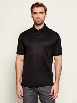 Emporio Armani Polo | Regular Fit czarny