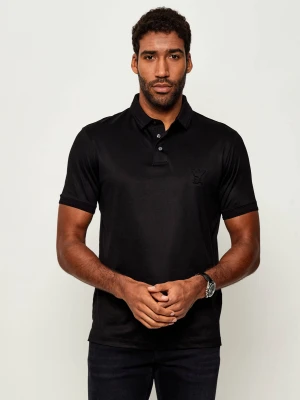 Emporio Armani Polo | Regular Fit czarny