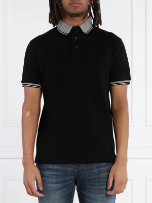 Emporio Armani Polo | Regular Fit czarny