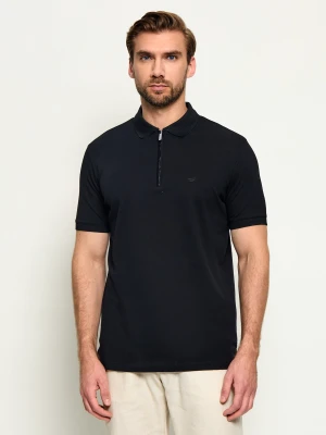 Emporio Armani Polo | Regular Fit czarny