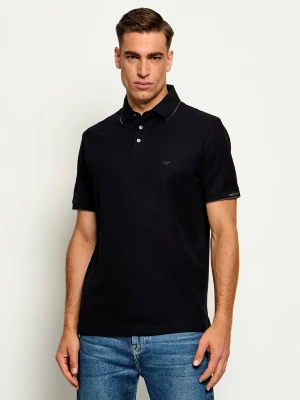 Emporio Armani Polo | Regular Fit czarny