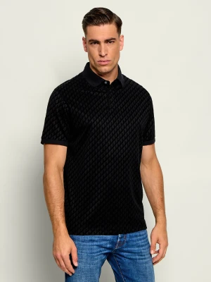 Emporio Armani Polo | Regular Fit czarny