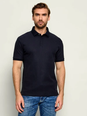 Emporio Armani Polo | Regular Fit granatowy