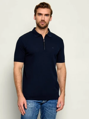 Emporio Armani Polo | Regular Fit granatowy