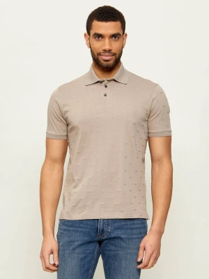 Emporio Armani Polo | Slim Fit beżowy