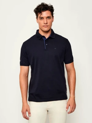 Emporio Armani Polo | Slim Fit granatowy