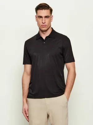 Emporio Armani Polo | Slim Fit | z dodatkiem jedwabiu