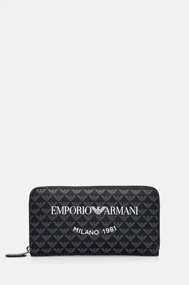 Emporio Armani portfel damski kolor czarny Y3H168 YWS0E