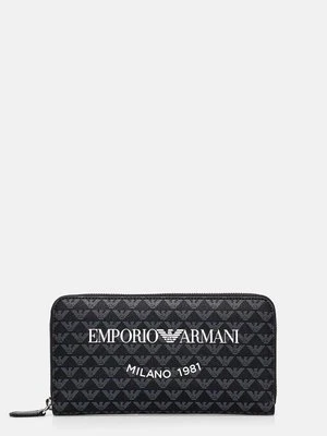 Emporio Armani portfel damski kolor czarny Y3H168 YWS0E