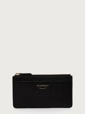 Emporio Armani portfel damski skórzany czarny