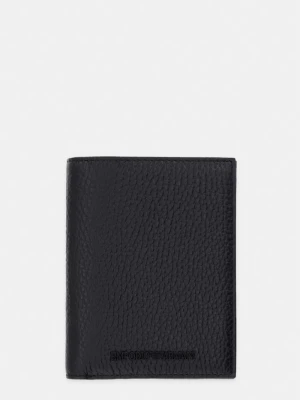 Emporio Armani portfel męski skórzany czarny
