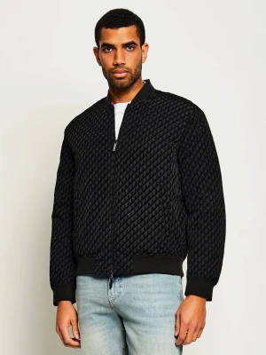 Emporio Armani Puchowa kurtka bomber | Regular Fit czarny