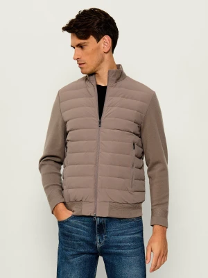 Emporio Armani Puchowa kurtka | Regular Fit | z dodatkiem wełny beżowy