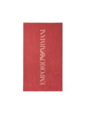 Emporio Armani Ręcznik plażowy EX000019 AF20424 UA303 Różowy ciemny