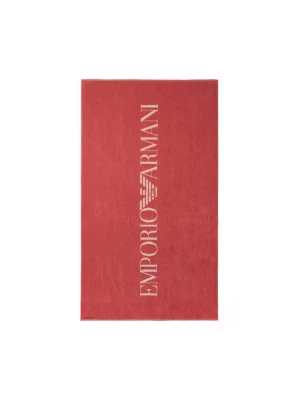 Emporio Armani Ręcznik plażowy EX000019 AF20424 UA303 Różowy ciemny