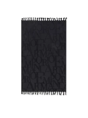 Emporio Armani Ręcznik plażowy EX000022 AF12185 UC001 Czarny