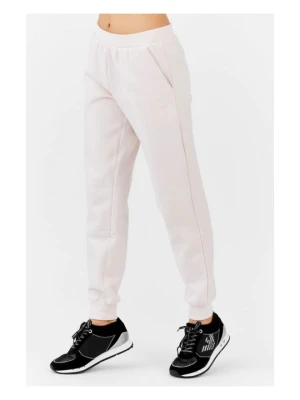EMPORIO ARMANI Różowe damskie spodnie dresowe, Rozmiar S