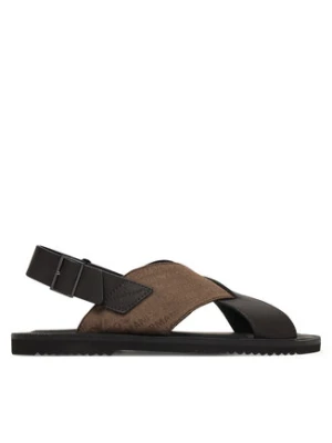 Emporio Armani Sandały EM004323 AF25617 M6354 Brązowy